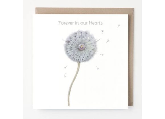 Forever in our Hearts - Sympathy Card by Berni Parker