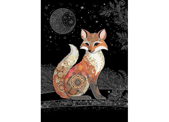 Decorative Fox - Bug Art Card 