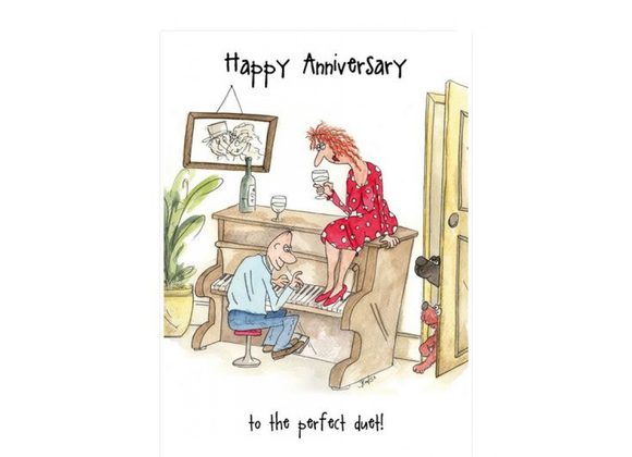 Happy Annivesary Perfect duet! Camilla & Rose Card