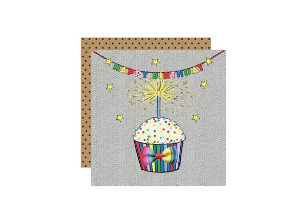 Rainbow Cake Birthday Card by Apple & Clover