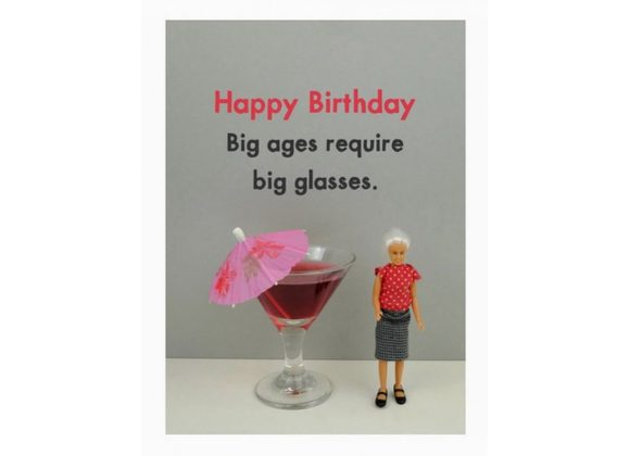 Big Glasses Birthday Card by Bold & Bright