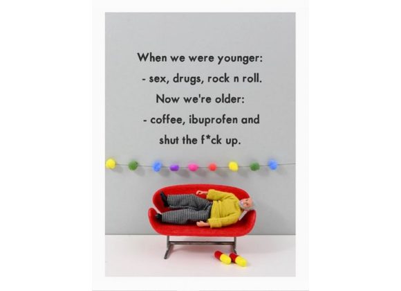 When we were younger...  card by Bold & Bright