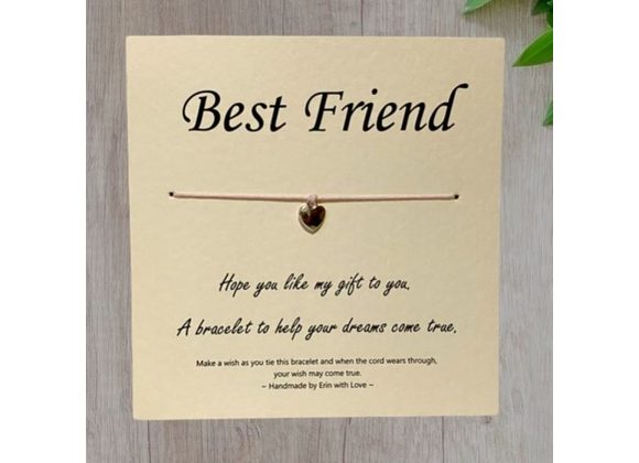 Best Friend .. Wish Bracelet -  Handmade By Erin