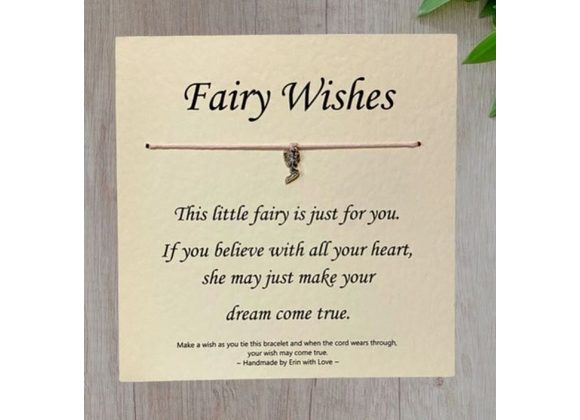 Fairy Wishes... Wish Bracelet -  Handmade By Erin