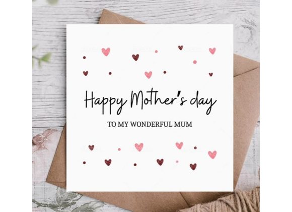 Happy Mother's Day Wonderful Mum Card by Highgrove