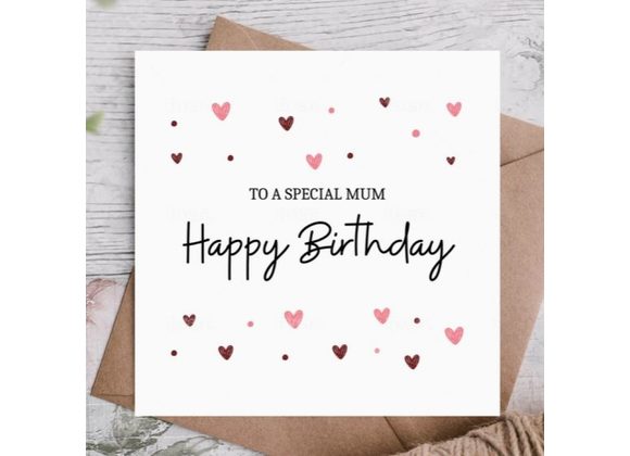 To A Special Mum -  Birthday Card by Highgrove