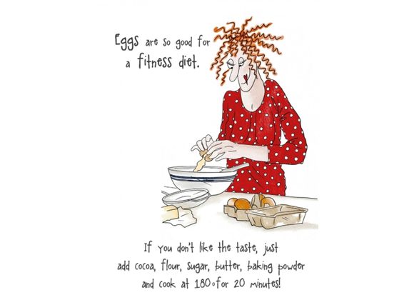 Eggs are so good for a fitness diet.... Camilla & Rose Card