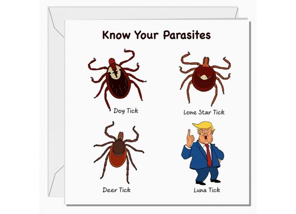 Know Your Parasites - Card by Swizzoo.