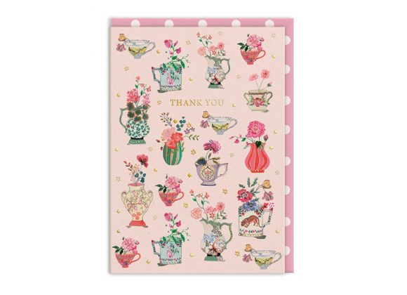 Thank you Vases Greeting Card