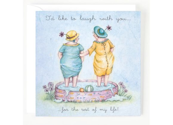 laugh with you... card By Berni Parker 