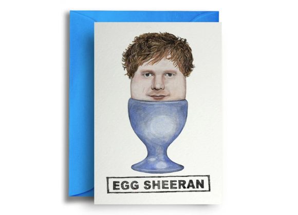 Egg Sheeran by Quite Good Cards