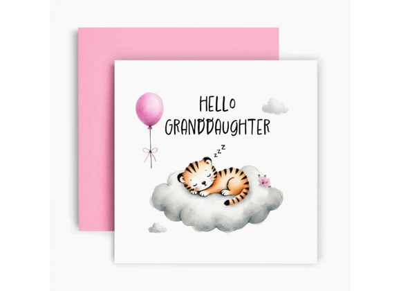 Granddaughter New Baby Card
