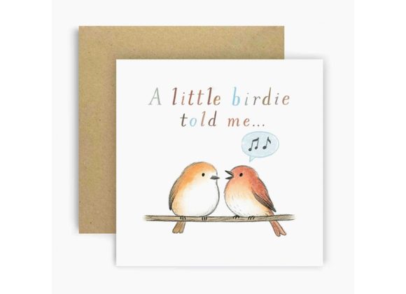 A little birdie told me ... Card by Huxters