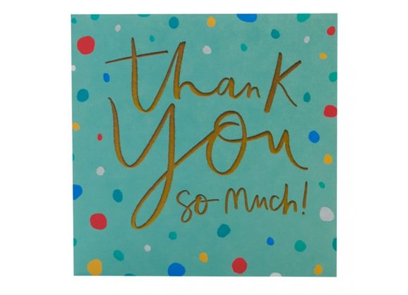 Thank You So Much - Pigment Card