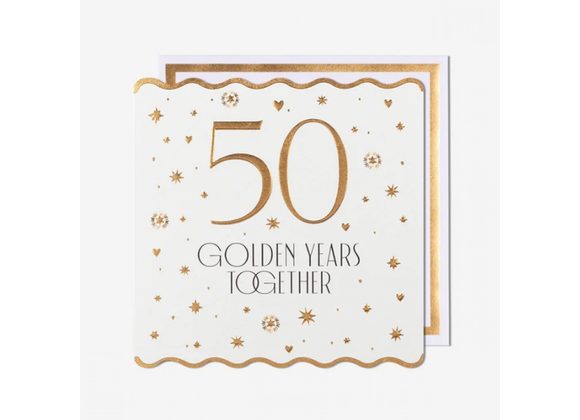 50 Golden Years Together - Pigment card