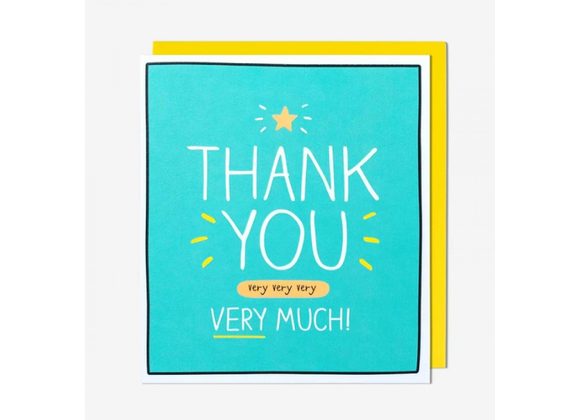 Thank You very very very VERY MUCH - Pigment Card