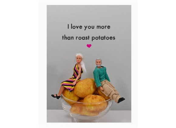 Roast Potatoes - Card by Bold & Bright