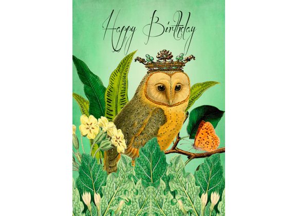 The Owl Garden, Card by Madame Treacle