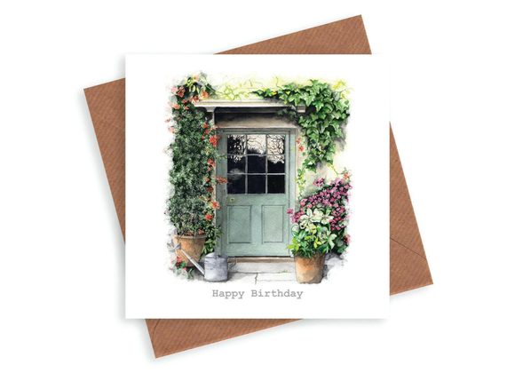 Gardeners Cottage Card by Crumble & Core