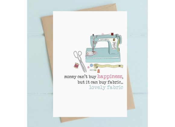 Money can't buy you happiness Card by Dandelion Stationery