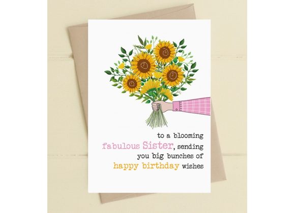 Sister Birthday Card by Dandelion Stationery