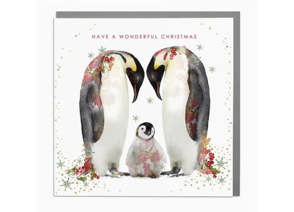 Penquins Christmas Card