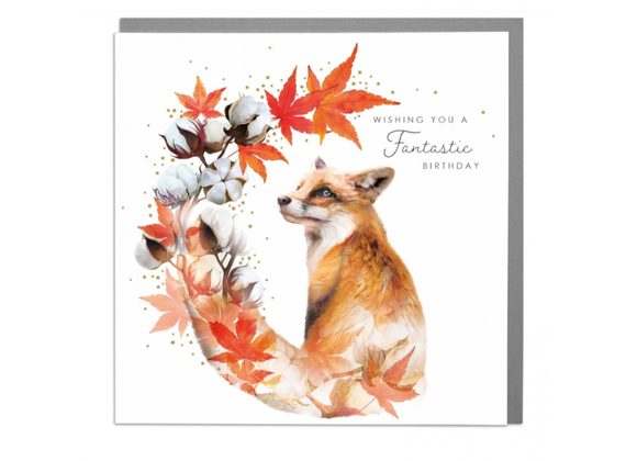 Fox, fantastic birthday - Card by Lola Design
