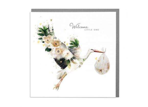 Stork - Greeting card by Lola Design