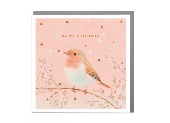 Robin - Happy Christmas card by Lola Design