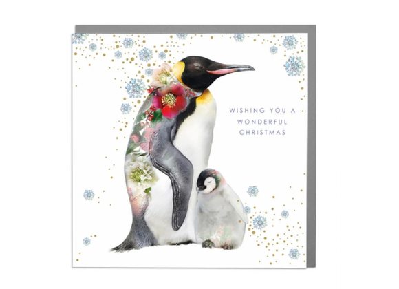 Penguins - Wonderful Christmas card by Lola Design