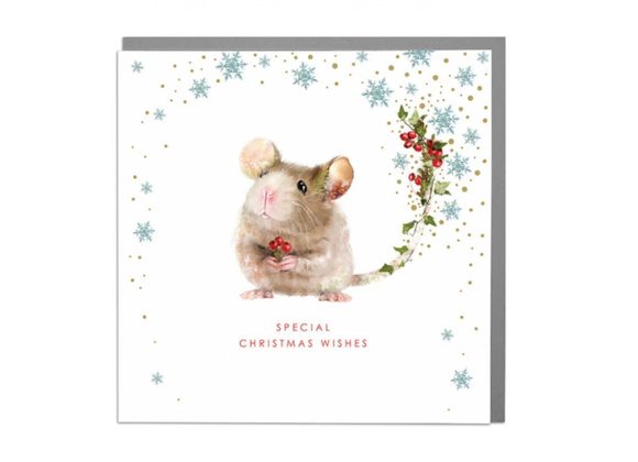 Mouse - Special Christmas Wishes card by Lola Design