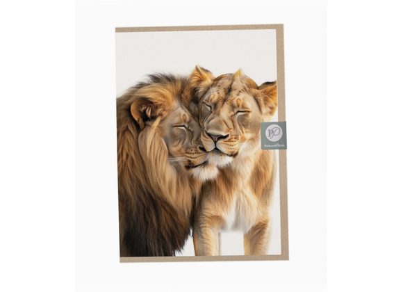Lions Card by Postcard Prints