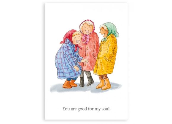 Good for my soul Greetings card - Nice Things By Helena