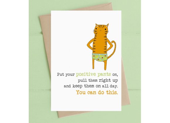Positive Pants, Card by Dandelion