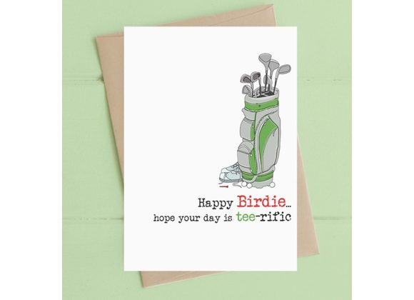 Happy Birdie Golf Card by Dandelion