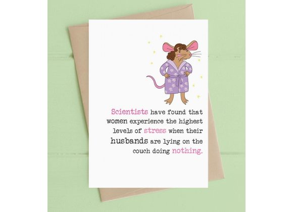 Women's Stress Card by Dandelion Stationery