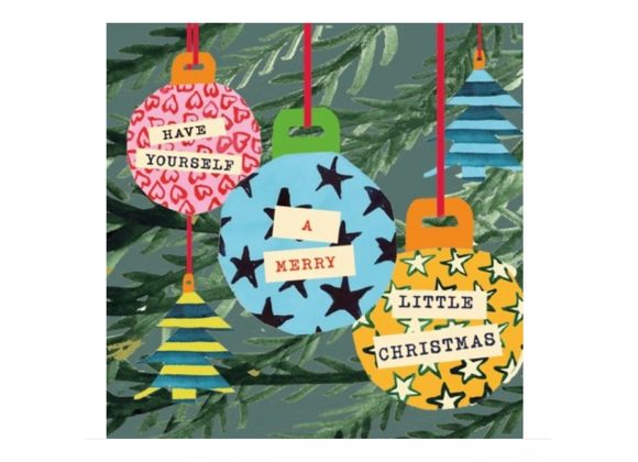 A Merry Little Christmas, card by Poet and Painter