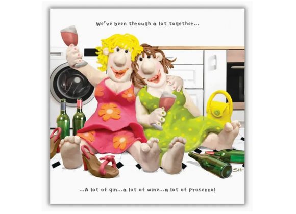 Ladies Drinking in Kitchen by Emotional Rescue