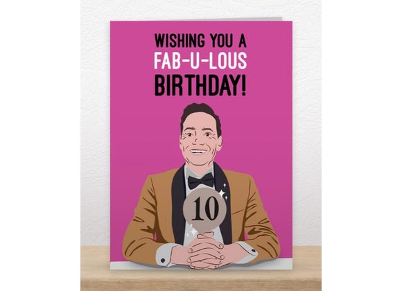 Fab-U-Lous Birthday Strictly Come Dancing Card