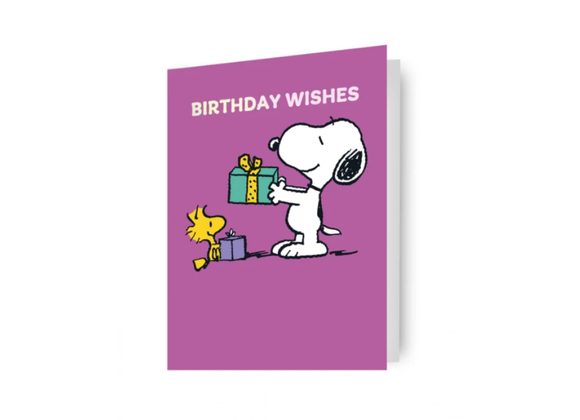 Peanuts Snoopy Birthday Card by Danilo