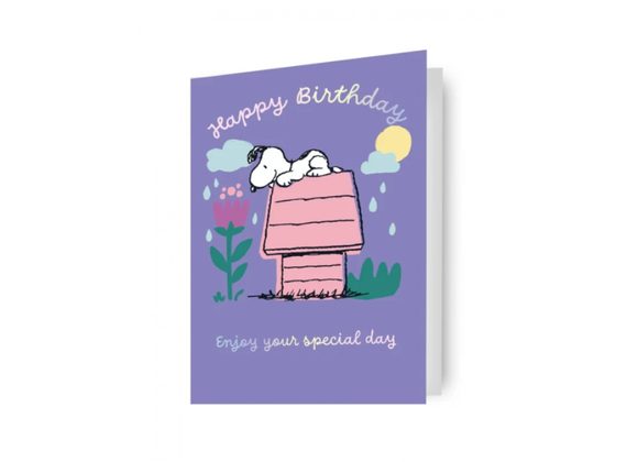 Peanuts Snoopy Happy Birthday Card by Danilo
