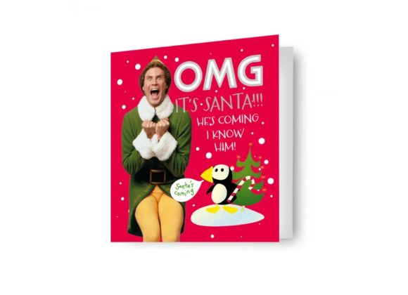 Elf Christmas Card by Danilo