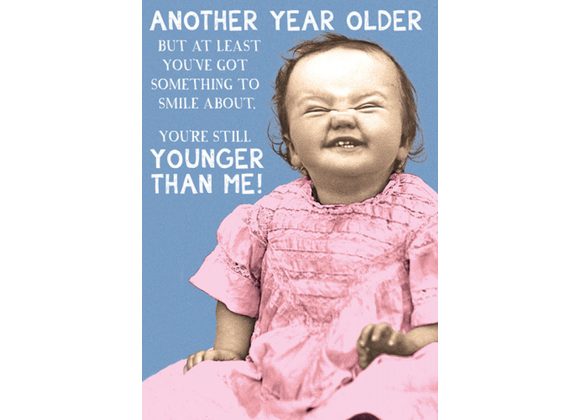 Little Girl Grinning card by Pigment