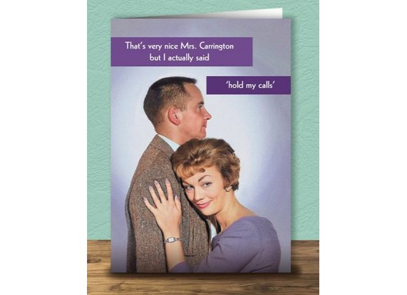 Hold my calls, Card by Quitting Hollywood