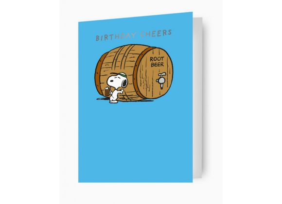 Peanuts Snoopy Birthday Cheers Card by Danilo