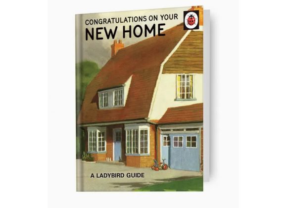 New Home 'Ladybird Books' Card