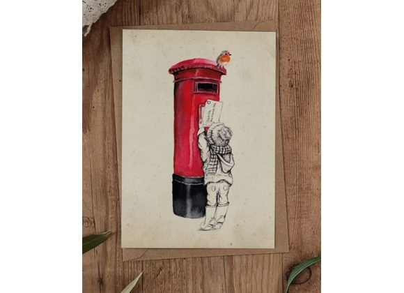 A Letter To Santa, Christmas card by Brooke Marie