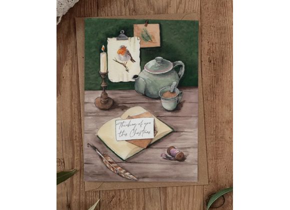 Thinking of you this Christmas, card by Brooke Marie