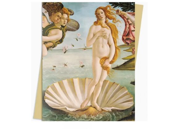 Sandro Botticelli: the Birth of Venus Greeting Card by Flame Tree