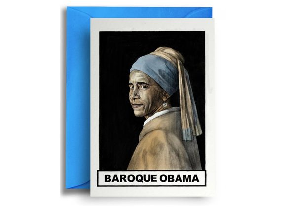 Baroque Obama by Quite Good Cards
